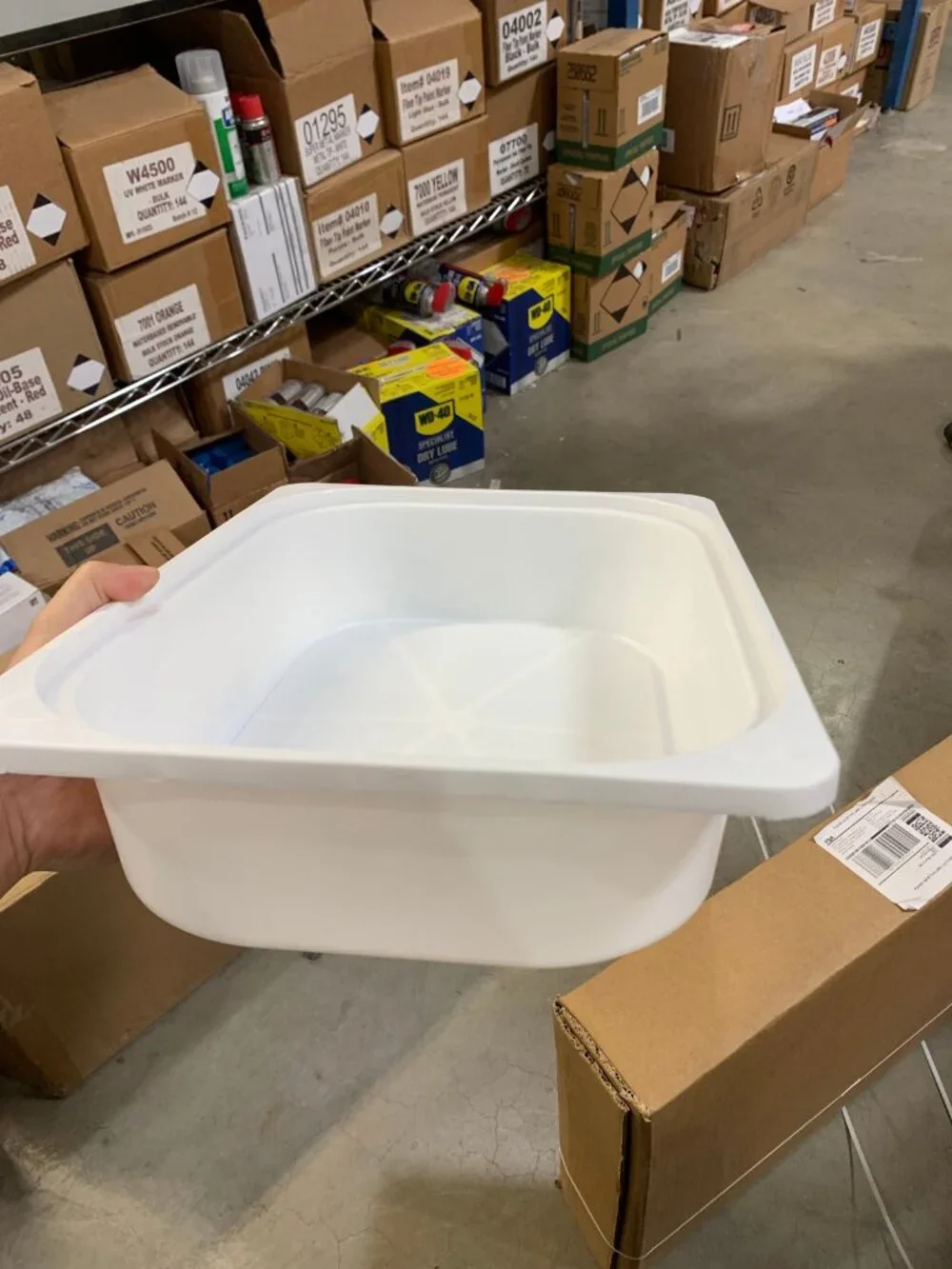 Organizers and Toy Storage White Bins PK1
